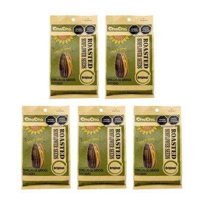 Cha Cha Sunflower Seeds (Roasted) 250g 100% Natural Flavor (16 Bags)
