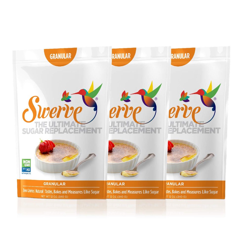 Swerve Sweetener, Granular, 12 Ounce, 3 Pack