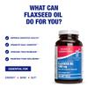 Cold Pressed Organic Flaxseed Oil 1000mg Softgels - Non GMO Organic Flax Seed Oil Rich in Naturally Occurring Omega 3 6 9 for Full Body Benefits - Fish Free Omega 3 Supplement (180 Softgels) view 3