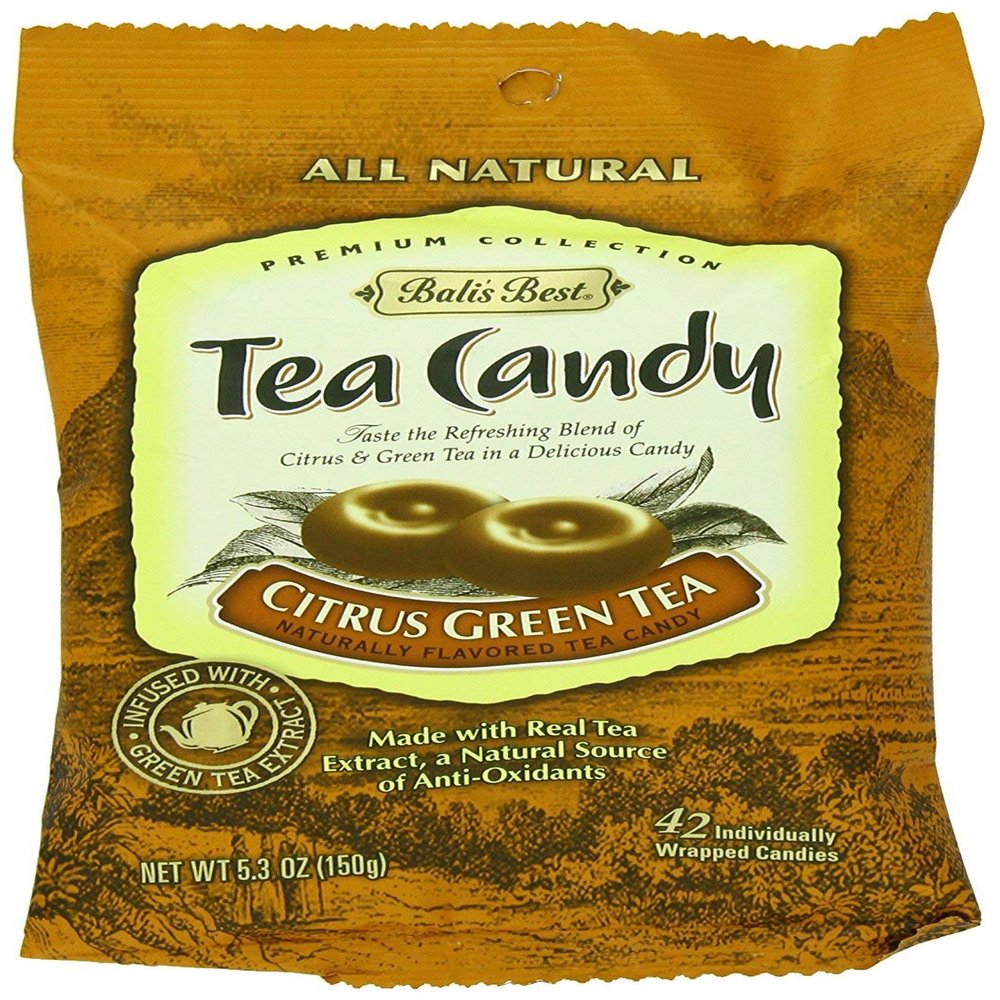 BALIS BEST Tea Candy Citrus Green Tea, 5.3 OZ