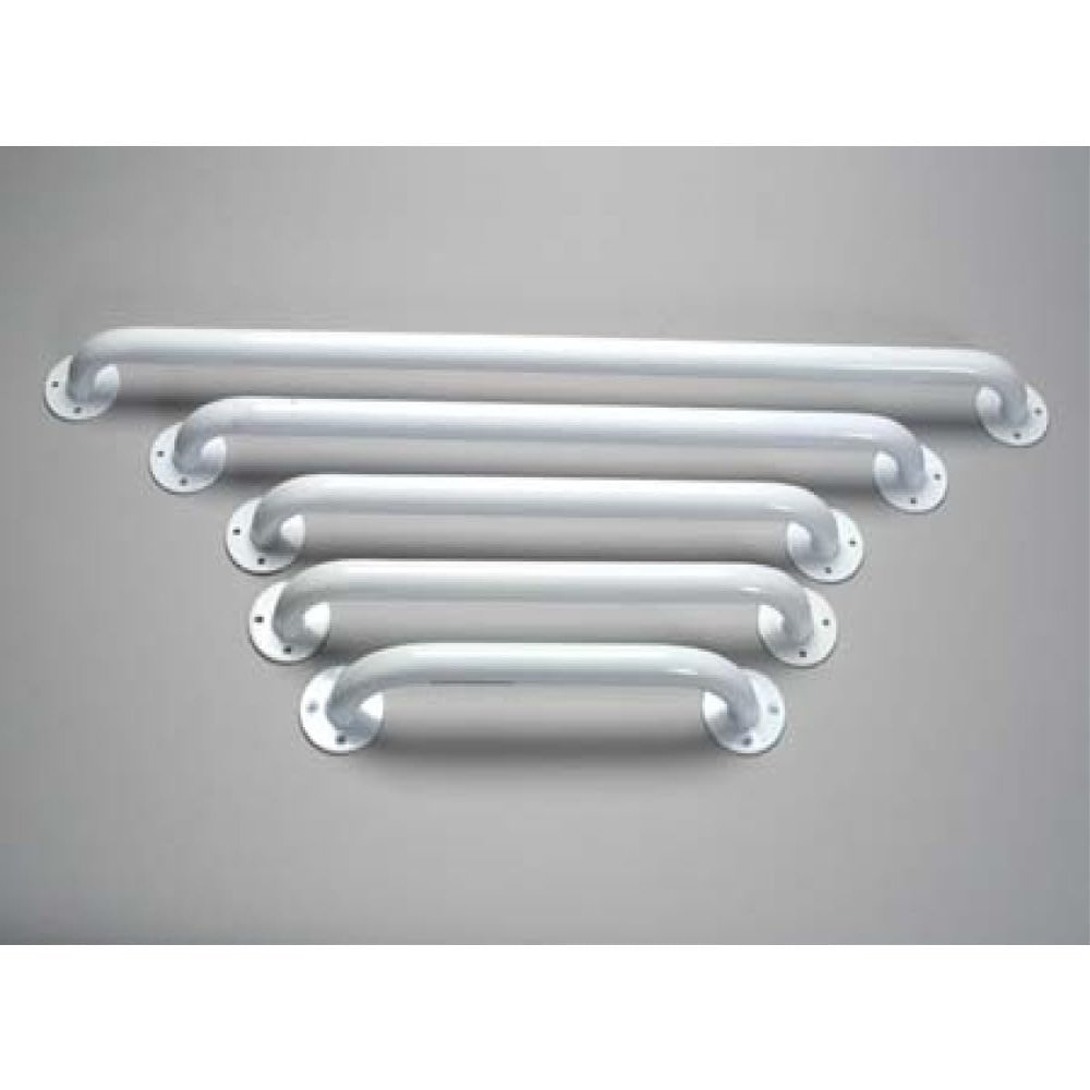 16" White Coated Grab Bars