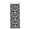 Amscan Sturdy Formal Affair Paper Bottle Bag Perfect for Wine Gifts, 13 x 5-1/4 x 3-1/2", White/Black view 1