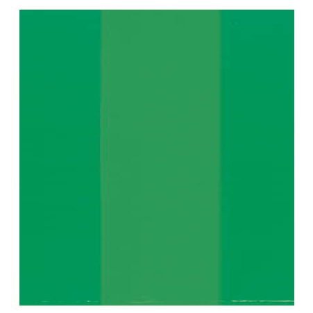 Amscan 25 Count 9-1/2" by 4 by 2-1/4" Cello Festive Party Bags, Small, Green