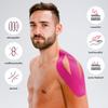 Kinesiology Tape Precut 20 Strips (I or Y) 25cm x 5cm per roll, sports tape (pink) view 4