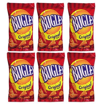 Bugles Original Snack, 3 Ounce -- 6 per case.