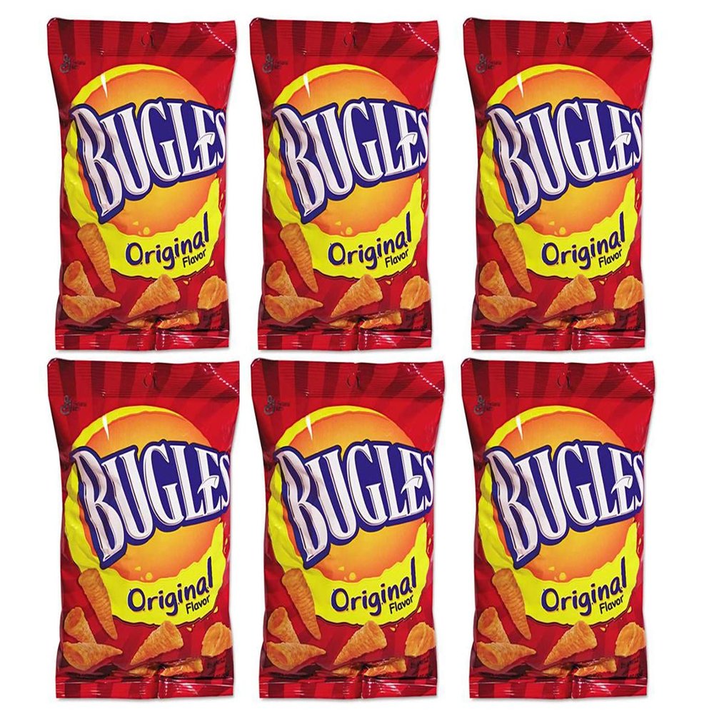 Bugles Original Snack, 3 Ounce -- 6 per case.