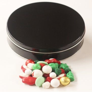 Scott's Cakes Chocolate Deluxe Mix in a Mini Solid Black Tin