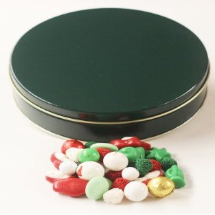 Scott's Cakes Chocolate Deluxe Mix in a Mini Solid Green Tin