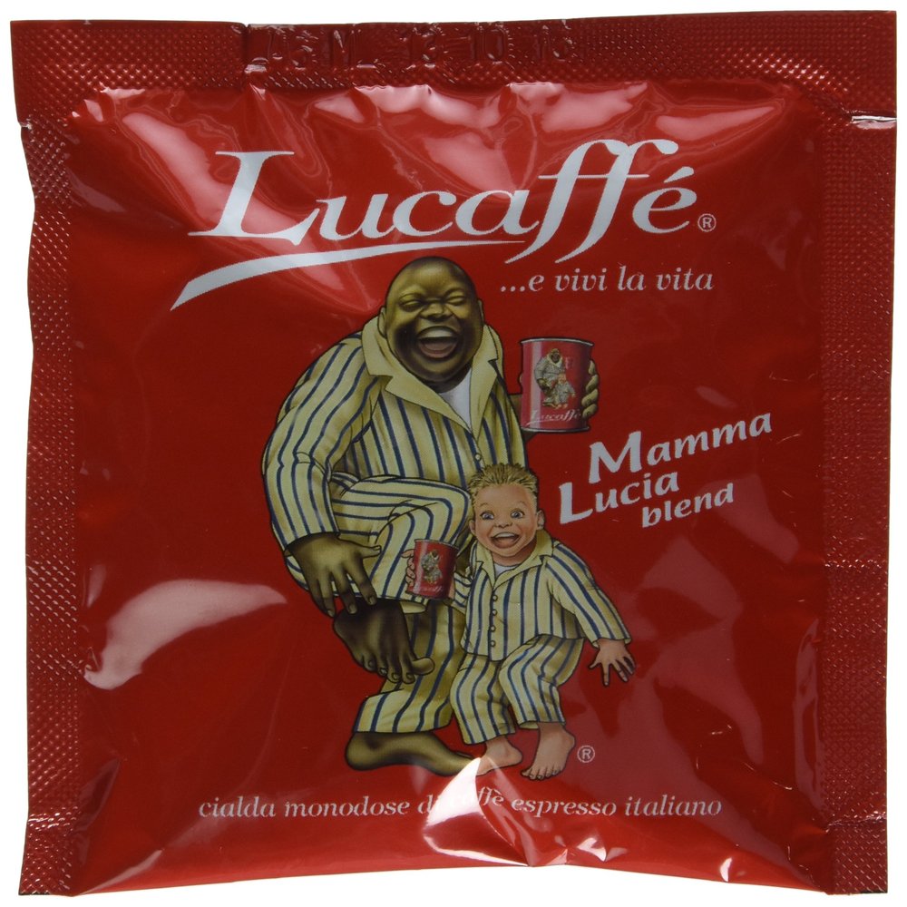 Lucaffe' Mamma Lucia ESE Espresso Pods in Bulk Packaging 40 Count (Pack of 1)