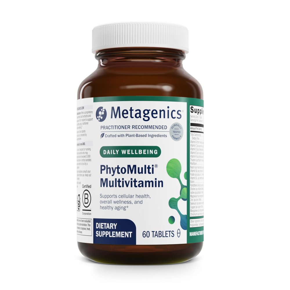 Metagenics PhytoMulti Without Iron - Daily Multivitamin for Men & Women* - with 20+ Vitamins, Minerals & Phytonutrients for Antioxidant & Immune Support* - NonGMO, GlutenFree - 60 Tablets