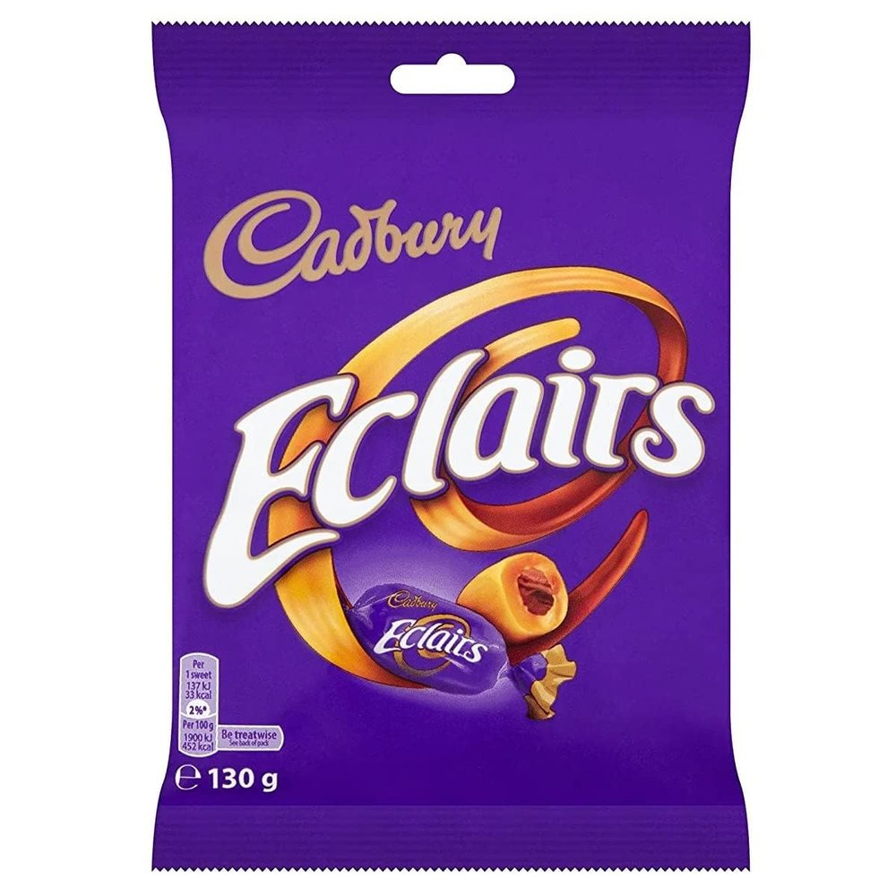 Cadbury Chocolate Eclairs 130 Grams - Pack of 2