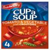 Batchelors Cup a Soup with Croutons Tomato and Vegetable 4 Sachets 104 g (Pack of 9) view 1