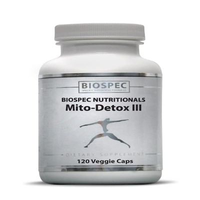 BIOSPEC NUTRITIONALS Mito-Detox III - N-Acetyl Cysteine (NAC), Acetyl L-Carnitine, Alpha Lipoic Acid (ALA), Co-Q-10