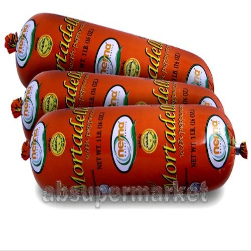 Nema Halal Beef Mortadella with Pepercorns 1lb