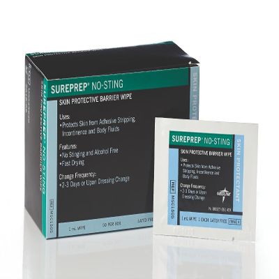 Medline MSC1505 Sureprep No-Sting Skin Protectant (Case of 500)