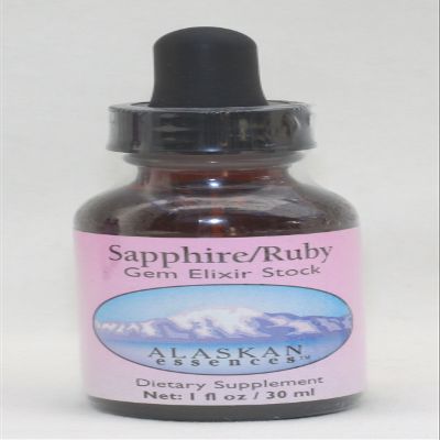 Alaskan Essences Sapphire/Ruby Gem Elixir 1 oz Size