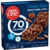 Fiber One 70 Calorie Chocolate Caramel & Pretzel, 5 Bars view 1