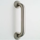 Jaclo 2516-PCH Grab Bar with Traditional Round Flange, Polished Chrome, 16"