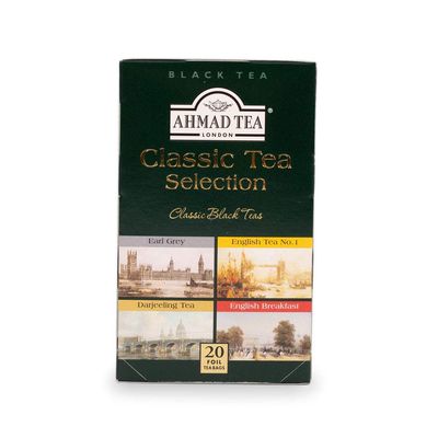 Ahmad Tea Classic Tea Selection, 20-Count (Pack of 6)