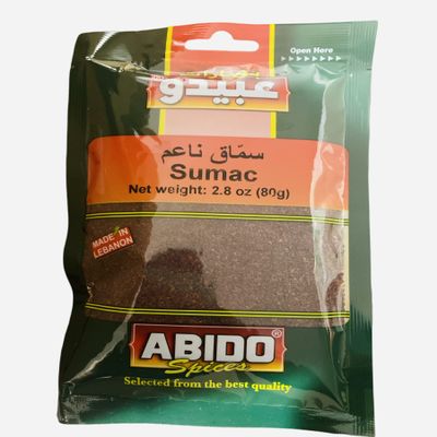 Abido Ground Sumac Spice, 100% All-Natural Spices (pack of 1)