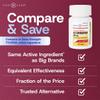 GeriCare Extra Strength Acetaminophen 500mg, Fast-Acting Pain Relief & Fever Reducer for Every Day Use, 100 Count (Pack of 1) view 4