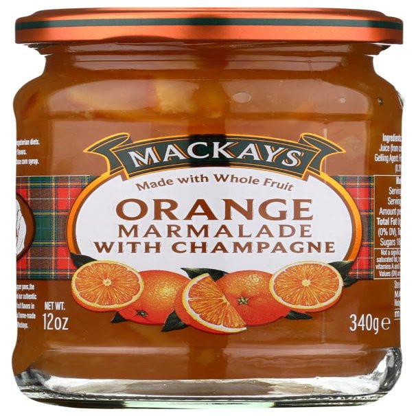 Mackays Orange Marmalade wth Champagne, 12 Ounce