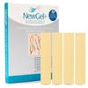 Advanced Silicone Scar Treatment Sheets for OLD, NEW Scars, Surgery, Keloids, C-Section, Burns, by NewGel Plus by MyNewGel, 1" x 6" Sheet (4 Count) - BEIGE view 1