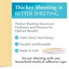 Advanced Silicone Scar Treatment Sheets for OLD, NEW Scars, Surgery, Keloids, C-Section, Burns, by NewGel Plus by MyNewGel, 1" x 6" Sheet (4 Count) - BEIGE view 4
