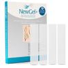 Advanced Silicone Scar Treatment Sheets for OLD, NEW Scars, Surgery, Keloids, C-Section, Burns, by NewGel Plus by MyNew Gel, 1" x 6" Sheet (4 Count) - CLEAR view 1