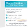Advanced Silicone Scar Treatment Sheets for OLD, NEW Scars, Surgery, Keloids, C-Section, Burns, by NewGel Plus by MyNew Gel, 1" x 6" Sheet (4 Count) - CLEAR view 4
