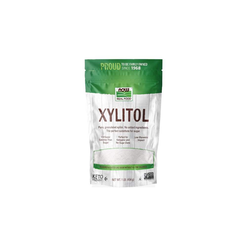 NOW Foods, Xylitol, Pure with No Added Ingredients, Keto-Friendly, Low Glycemic Impact, Low Calorie, 1-Pound (Packaging May Vary)
