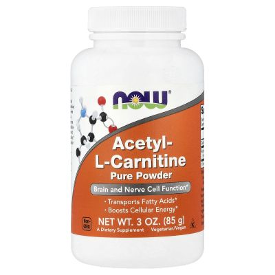Acetyl-L Carnitine Pure Powder - 3 oz (85 Grams) by Now