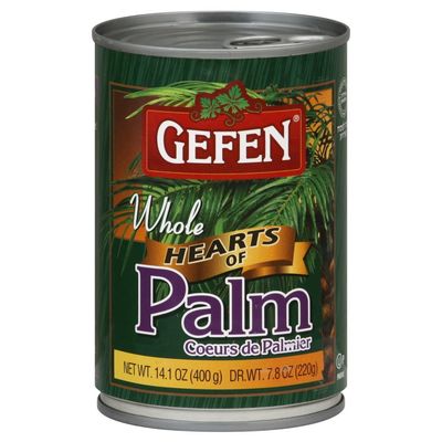 GEFEN HEART OF PALM WHOLE D&PO, 14.1 OZ