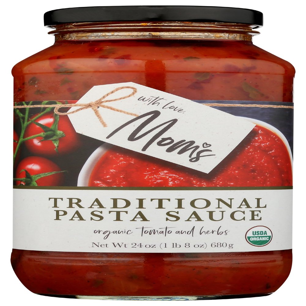 MOMS Organic Tomato & Basil Pasta Sauce, 24 OZ