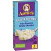 Annie's Gluten Free Rice Pasta and White Cheddar, Made with Real Cheese, 6 oz view 1