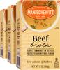 Manischewitz Beef Broth 17oz (3 Pack), Flavorful, Kettle Cooked, and Slowly Simmered view 1