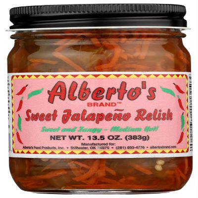 Alberto's Sweet Jalapeno Relish - Medium-12.5 oz.