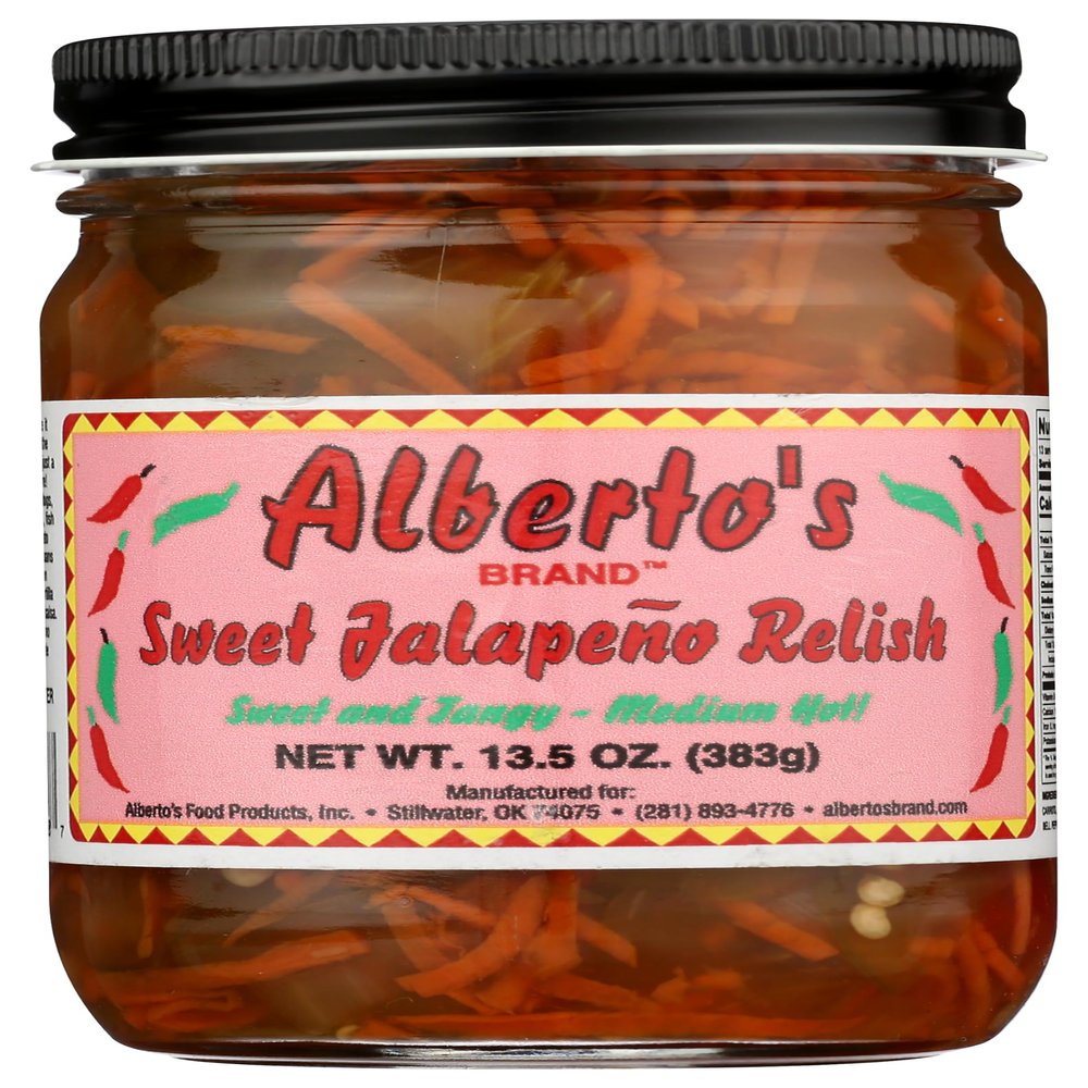 Alberto's Sweet Jalapeno Relish - Medium-12.5 oz.