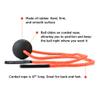 Tiger Tail Tiger Ball 2.6 Foam Roller Ball + 47 Corded Rope  Deep Tissue Massage Ball: Feet, Legs, Neck, Back  Trigger Point Massage Therapy  Relieve Muscle Soreness  Muscle Recovery view 3