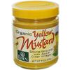100% Organic Yellow Mustard; Glass view 1