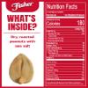 FISHER Snack Sea Salt Dry Roasted Peanuts, 14 oz view 2