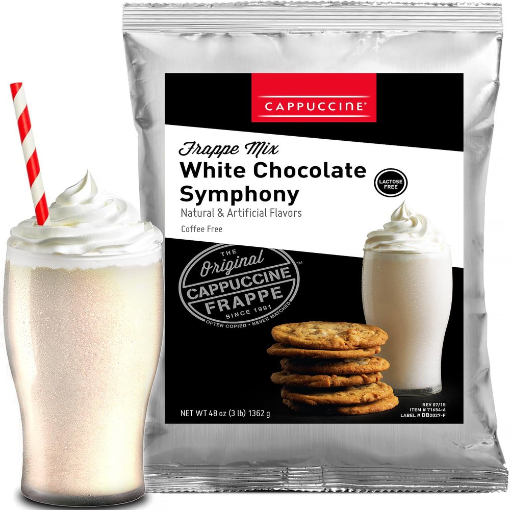 Cappuccine White Chocolate Symphony Frappe Mix, 3 Pound (Pack of 1)