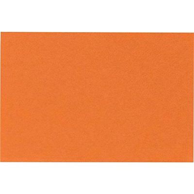 LUXPaper #17 Mini Flat Cards | 2 9/16" x 3 9/16" | Mandarin Orange | 100lb. Cover | 250 Qty
