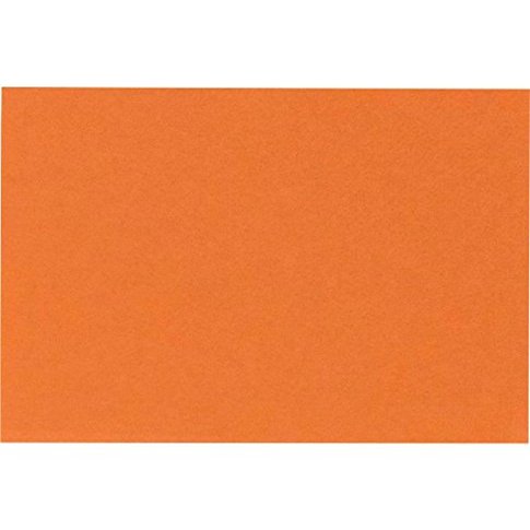 LUXPaper #17 Mini Flat Cards | 2 9/16" x 3 9/16" | Mandarin Orange | 100lb. Cover | 250 Qty