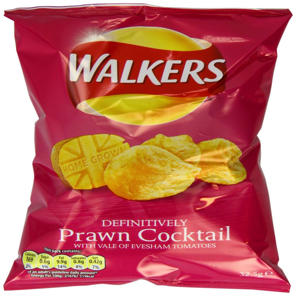 Walker Prawn Cocktail 32.5 g (Pack of 48)