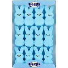Peeps Marshmallow Candy Bunnies - Blue