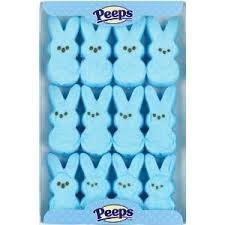 Peeps Marshmallow Candy Bunnies - Blue