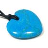 CrystalAge Turquoise Howlite Heart Necklace 'Protection' view 1