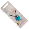 CrystalAge Turquoise Howlite Heart Necklace 'Protection' view 2