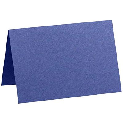 LUXPaper A2 Folded Cards | 4 1/4" x 5 1/2" | Boardwalk Blue | 100lb. Cover | 50 Qty